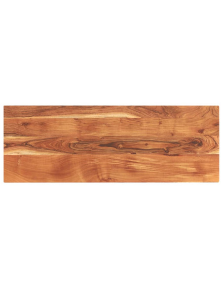 Piano Tavolo 140x60x3,8 cm Rettangolare Legno Massello Acacia