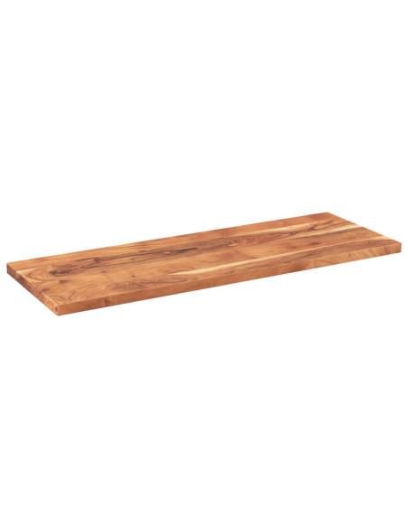 Piano Tavolo 140x60x3,8 cm Rettangolare Legno Massello Acacia