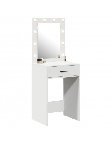 Toeletta  con luci LED Bianca 50x41x135 cm