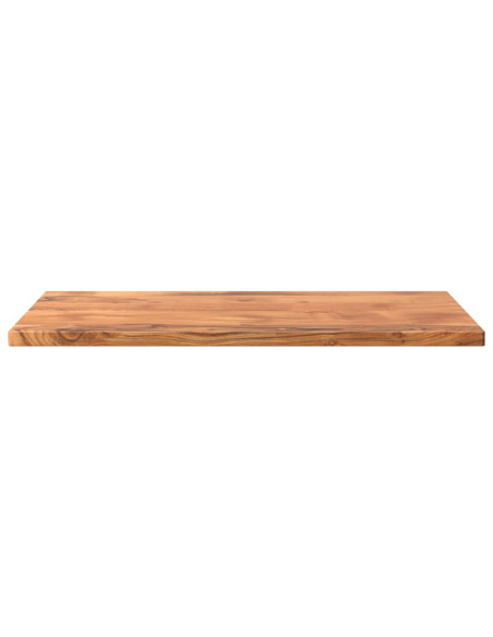Piano Tavolo 80x50x2,5 cm Rettangolare Legno Massello Acacia