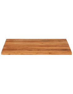 Piano Tavolo 70x70x2,5 cm Quadrato Legno Massello di Acacia 2