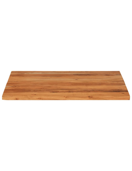 Piano Tavolo 70x70x2,5 cm Quadrato Legno Massello di Acacia