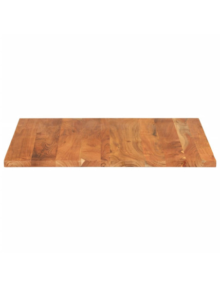 Piano Tavolo 70x70x2,5 cm Quadrato Legno Massello di Acacia