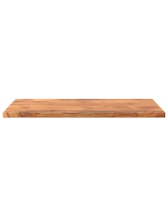 Piano Tavolo 80x60x2,5 cm Rettangolare Legno Massello Acacia 2