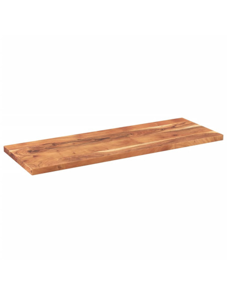 Piano Tavolo 140x60x2,5 cm Rettangolare Legno Massello Acacia