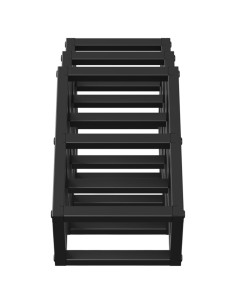 Portabottiglie Rovere Nero 63 x 16,5 x 25 cm