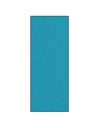 Tappetino Altro Ciano e Nero 120 x 300 cm Poliammide e PVC