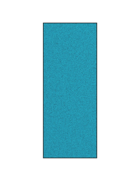 Tappetino Altro Ciano e Nero 120 x 300 cm Poliammide e PVC