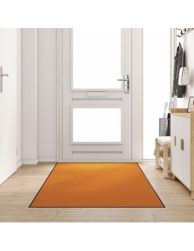 Tappetino Altro Arancione e Nero 120 x 300 cm Poliammide e PVC