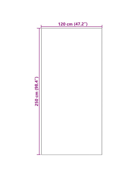 Tappetino Lavabile Crema 120x250 cm