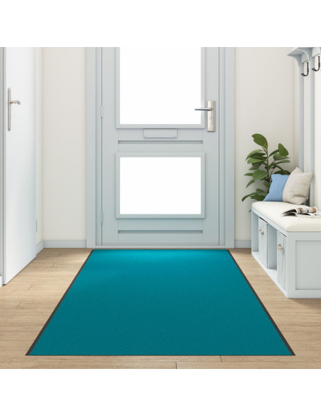 Tappetino Lavabile Ciano 120x350 cm
