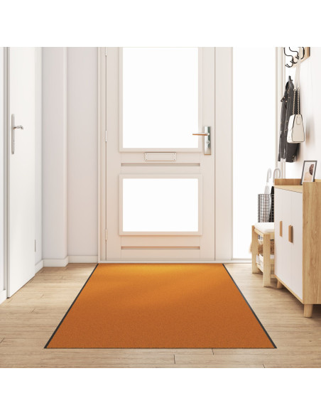 Tappetino Altro Arancione e Nero 120 x 350 cm Poliammide e PVC