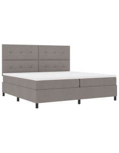 Letto a molle con materasso Talpa 200 x 200 cm Tessuto 2