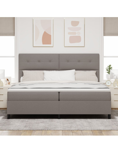 Letto a molle con materasso Talpa 200 x 200 cm Tessuto