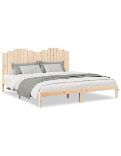 Giroletto Extra Lungo senza Materasso 200x220 cm Legno Massello 2