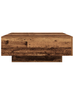 Tavolino da salotto Legno Vecchio e Blu 80 x 80 x 31 cm 2