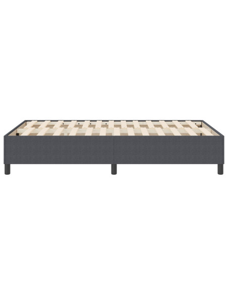 Letto a Rete Grigio Scuro 120x200 cm in Tessuto Corduroy