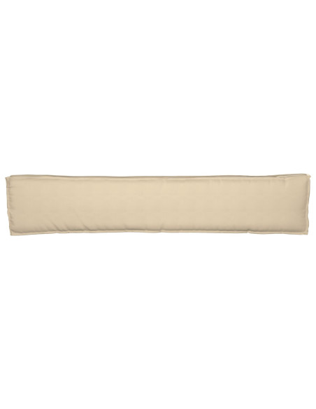 Cuscini per Palette  Set di 2 Beige Poliestere 200 x 40 x 8 cm