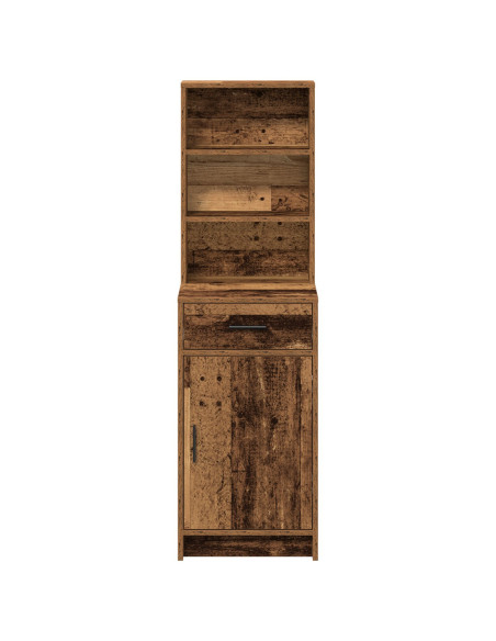Highboard in Legno Vecchio 40x41x135 cm in Legno Ingegnerizzato
