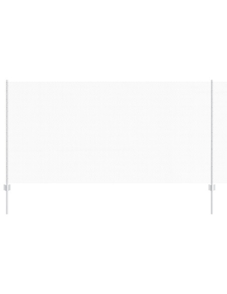 Recinzione con Posto Argento 1,2 x 10 m Acciaio