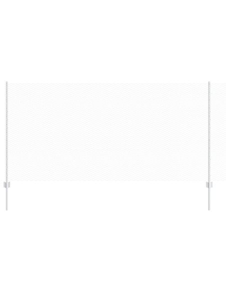 Recinzione con Posto Argento 1,2 x 10 m Acciaio