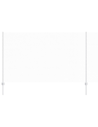 Recinzione con Posto Argento 1,4 x 10 m Acciaio