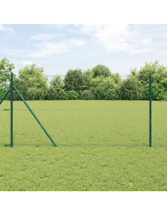 Recinzione Esagonale Verde 1,2 x 10 m PVC