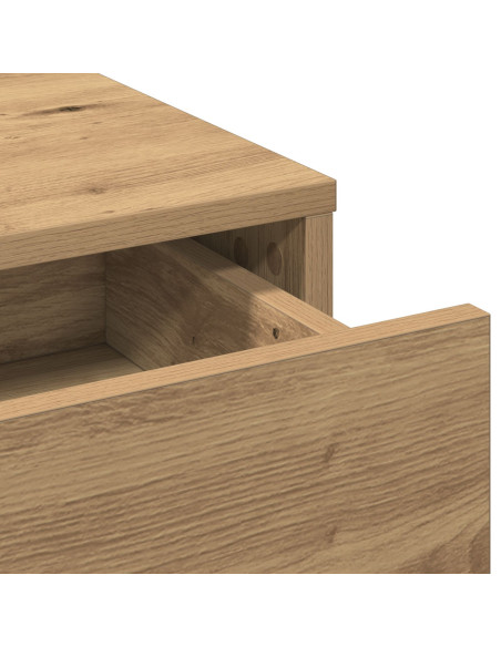 Tavolo da trucco  con cassetti in Rovere Artigianale 50x41x140 cm