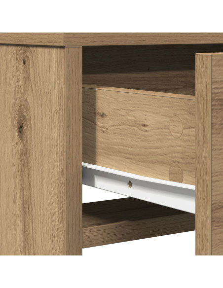 Tavolo da trucco  con cassetti in Rovere Artigianale 50x41x140 cm