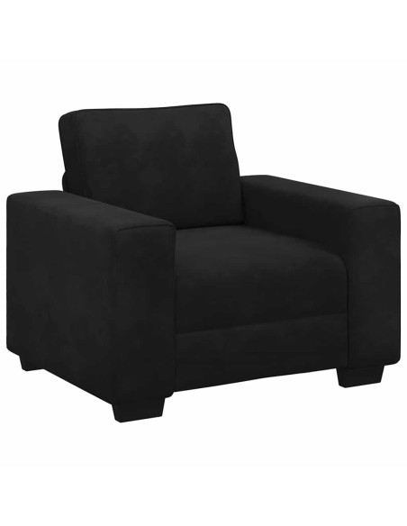 Divano Sedia Nero 60 cm Velluto