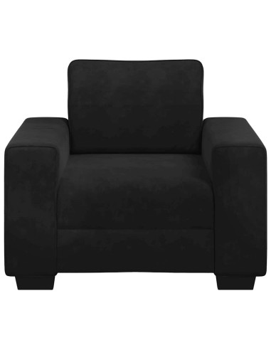 Divano Sedia Nero 60 cm Velluto