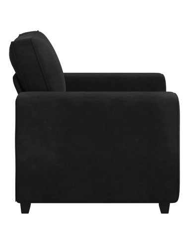 Divano Sedia Nero 60 cm Velluto
