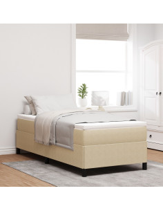 Letto a molle Grigio Verde 100 x 200 cm Velluto 2