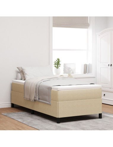 Letto a molle Grigio Verde 100 x 200 cm Velluto