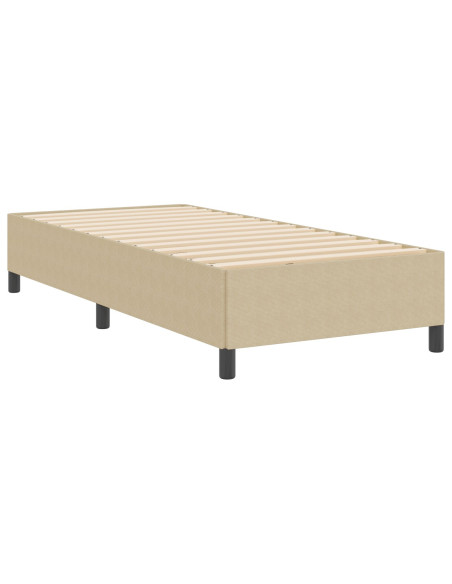 Struttura Letto Verde Chiaro Grigio 100x200 cm Tessuto Corduroy
