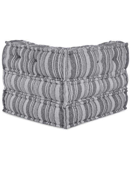 Pouff Modulari  Grigio 70x70x54 in Tessuto