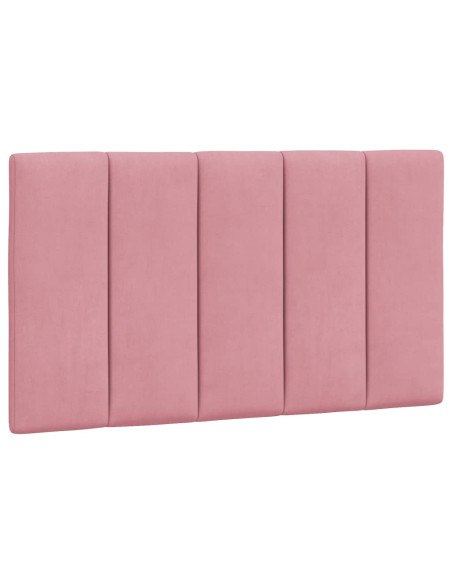 Giroletto con Testiera Rosa 80x200 cm in Velluto
