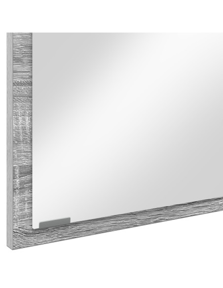 Specchio  Grigio sonoma Legno ingegnerizzato 90 x 33 cm Specchio
