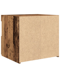 Armadio da Notte 2 pcs Legno vecchio 50 x 40 x 45 cm 2