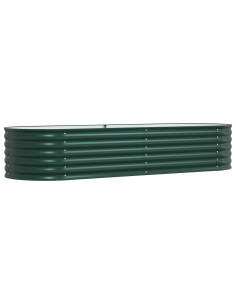 Letto Rialzato Verde 240 x 80 x 44 cm Acciaio 2