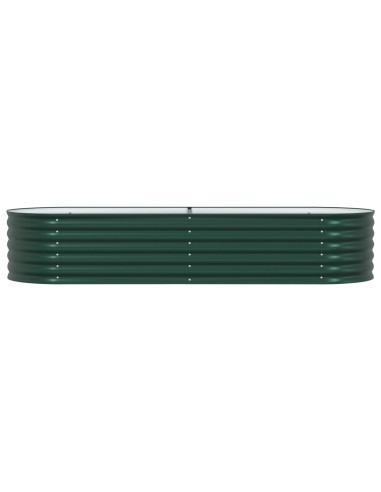 Letto Rialzato Verde 240 x 80 x 44 cm Acciaio