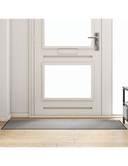 Tappetino Grigio e Nero 60 x 180 cm Polipropilene e vinile