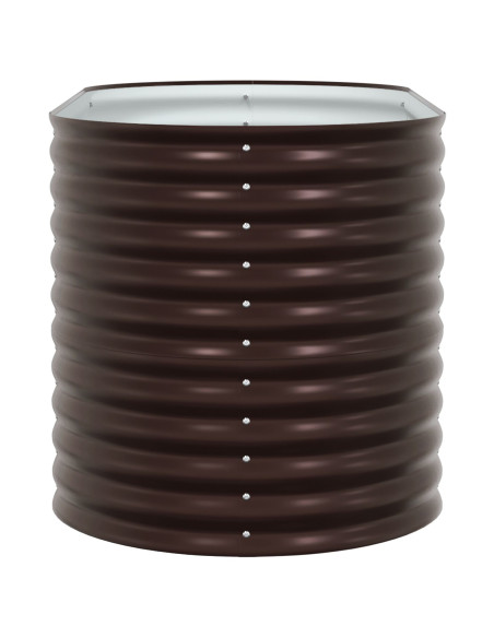 Letto Rialzato Marrone 160 x 80 x 81 cm Acciaio