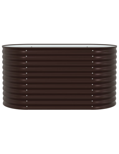 Letto Rialzato Marrone 160 x 80 x 81 cm Acciaio