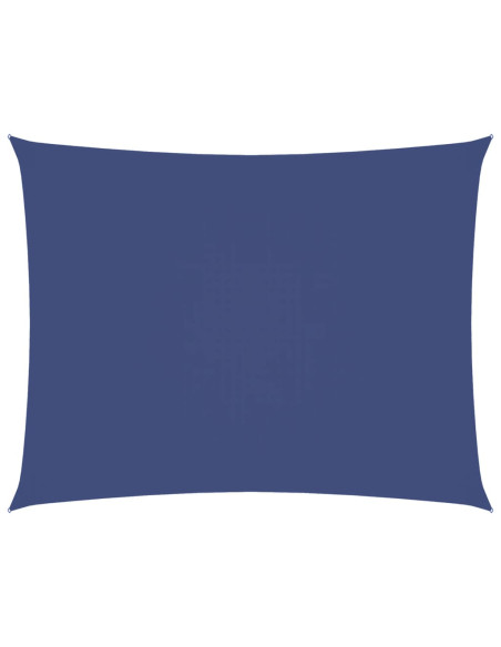 Parasole a Vela Oxford Rettangolare 2,5x3,5 m Blu