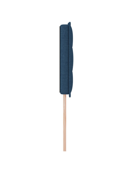 Testata LED Design Linee Blu 80 cm Tessuto