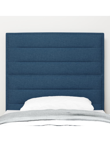 Testiera con testiera Blu 90 cm Pelle Sintetica