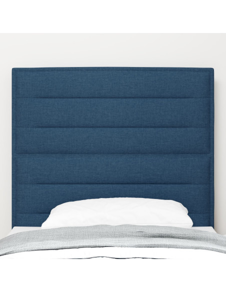 Testiera con testiera Blu 90 cm Pelle Sintetica