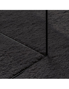 Tappeti per area HUARTE Nero 140 x 200 cm Poliestere 2