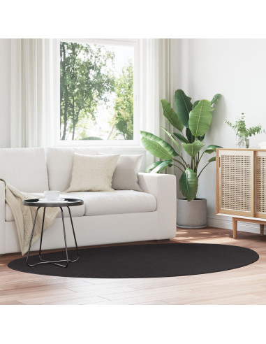 Tappeti per area HUARTE Nero 140 x 200 cm Poliestere